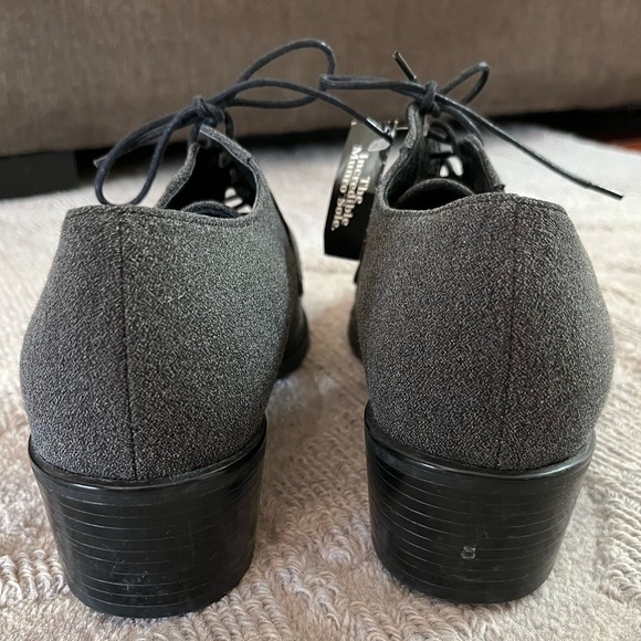 Munro Oxford Lace Up Shoe Office Career Made in USA 9M Gray Black NWT - Picture 10 of 11
